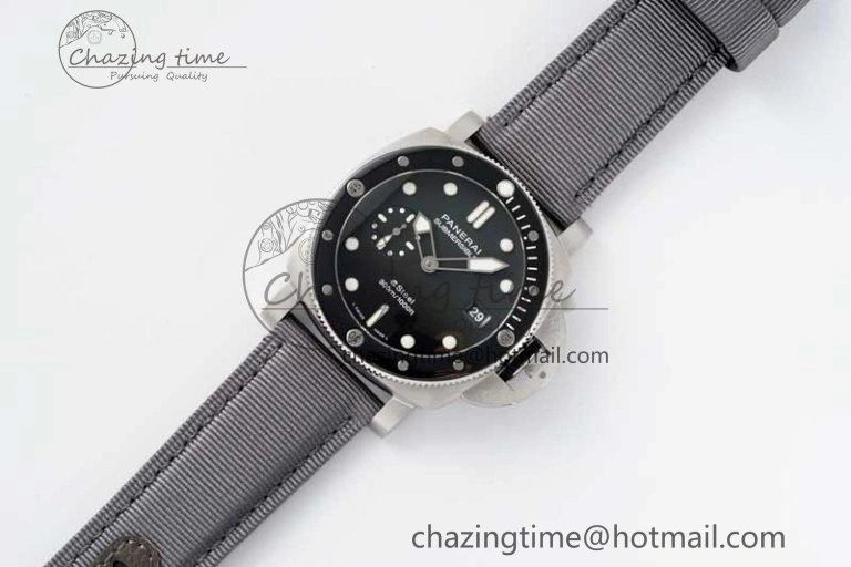 PAM1288 Y SBF 1:1 Best Edition Gray Dial on Gray Nylon Strap P Tailored 8349