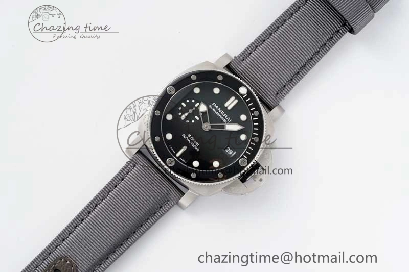 PAM1288 Y SBF 1:1 Best Edition Gray Dial on Gray Nylon Strap P Tailored 8349
