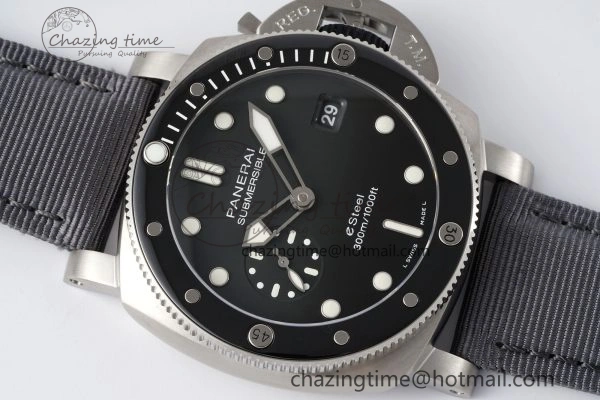 PAM1288 Y VSF 1:1 Best Edition Gray Dial on Gray Nylon Strap P Snug 8340