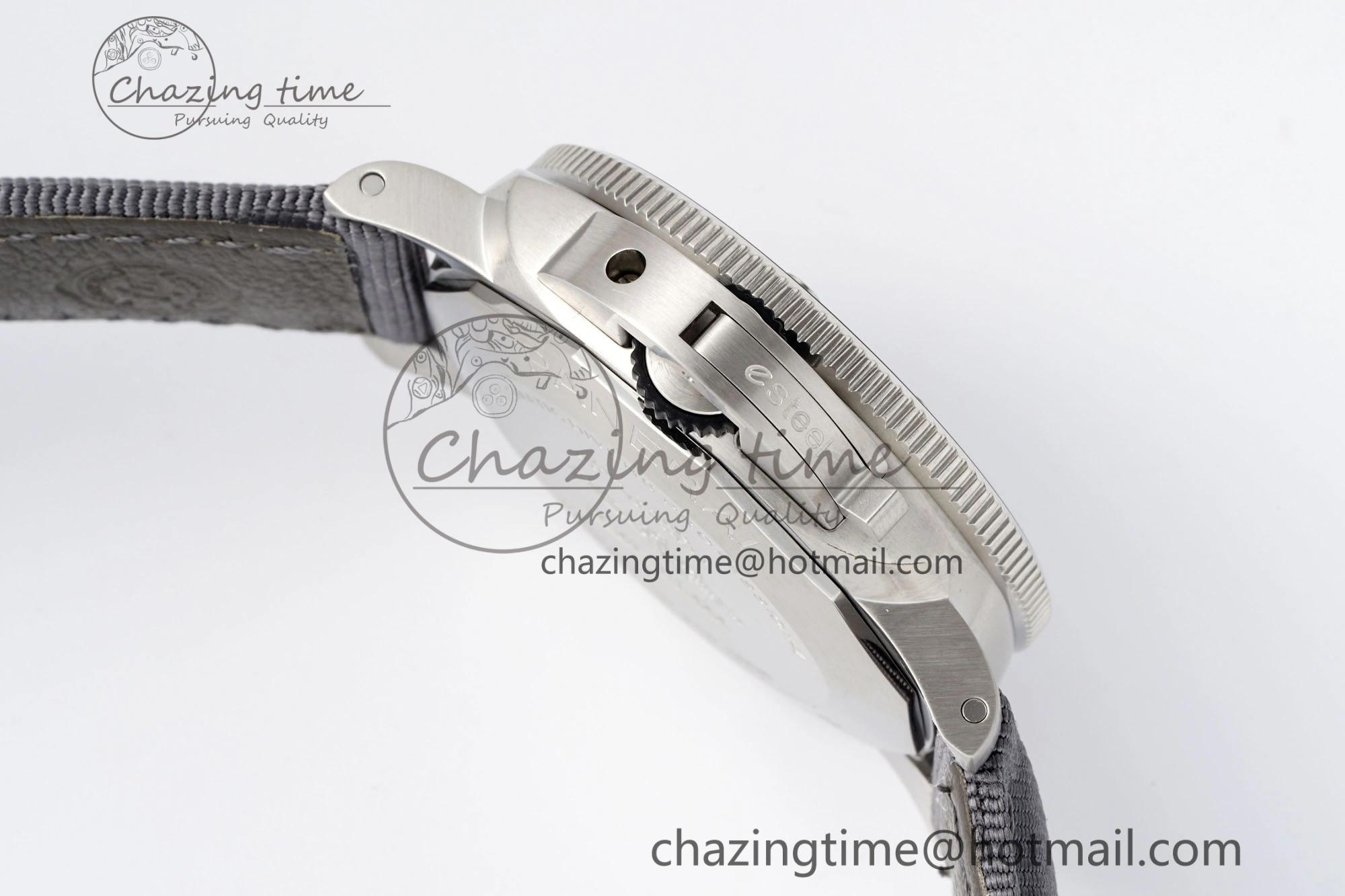 PAM1288 Y VSF 1:1 Best Edition Gray Dial on Gray Nylon Strap P Snug 8340