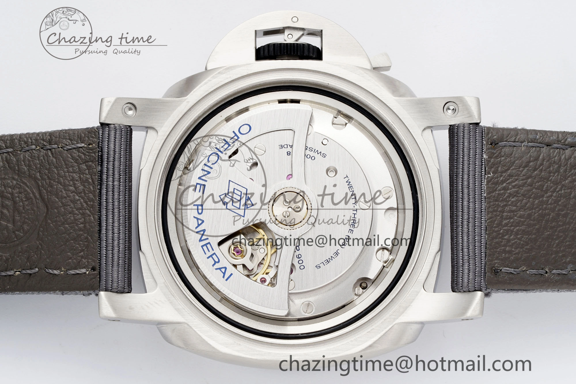 PAM1288 Y VSF 1:1 Best Edition Gray Dial on Gray Nylon Strap P Snug 8340