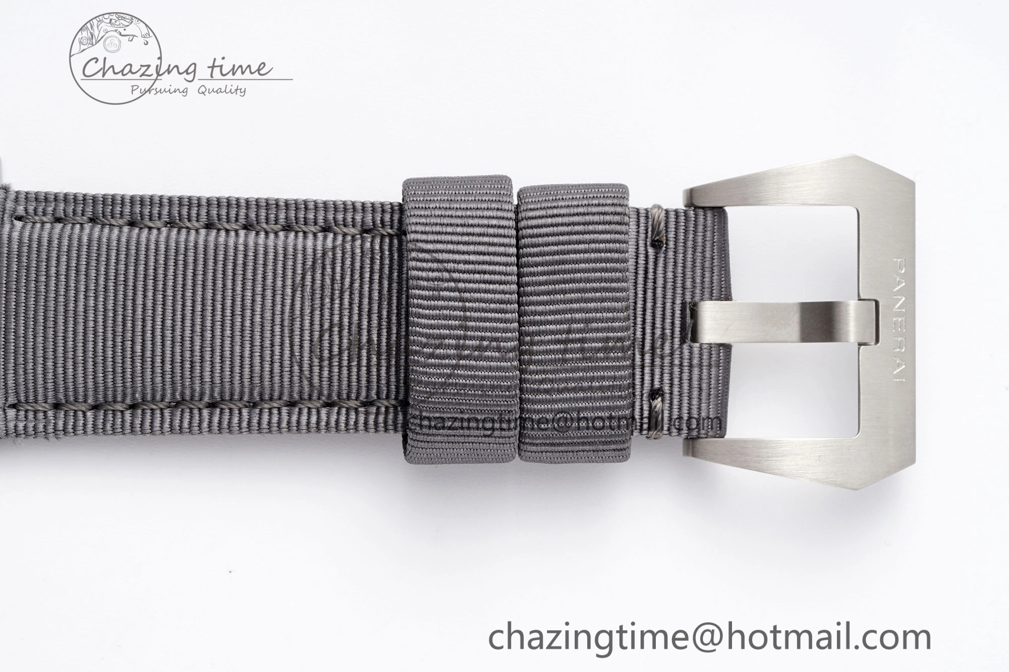 PAM1288 Y VSF 1:1 Best Edition Gray Dial on Gray Nylon Strap P Snug 8340