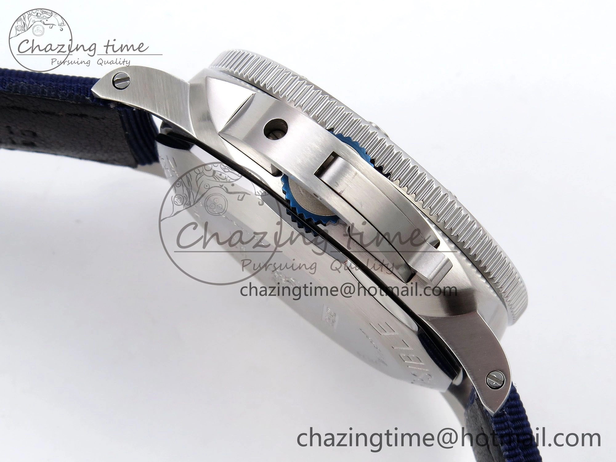 PAM1289 V TTF 1:1 Best Edition Blue Dial on Blue Nylon Strap P Durable 8323