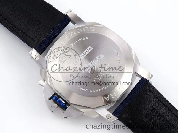 PAM1289 V TTF 1:1 Best Edition Blue Dial on Blue Nylon Strap P Durable 8323