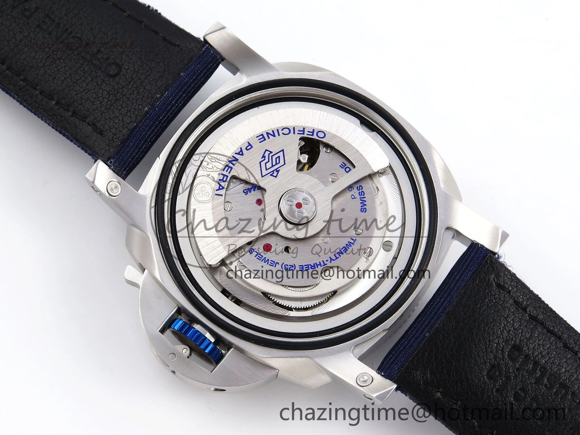 PAM1289 V TTF 1:1 Best Edition Blue Dial on Blue Nylon Strap P Durable 8323