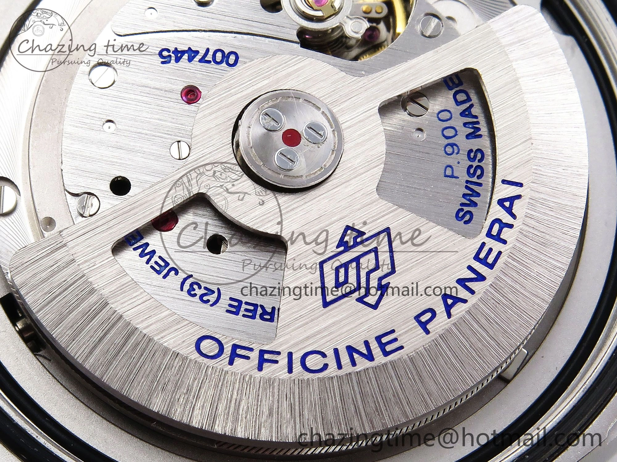 PAM1289 V TTF 1:1 Best Edition Blue Dial on Blue Nylon Strap P Durable 8323
