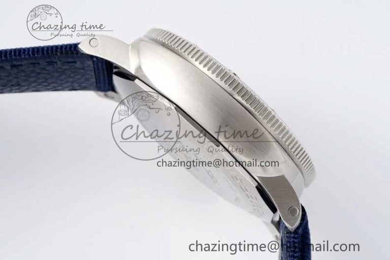 PAM1289 Y SBF 1:1 Best Edition Blue Dial on Blue Nylon Strap P SoftTouch 8353