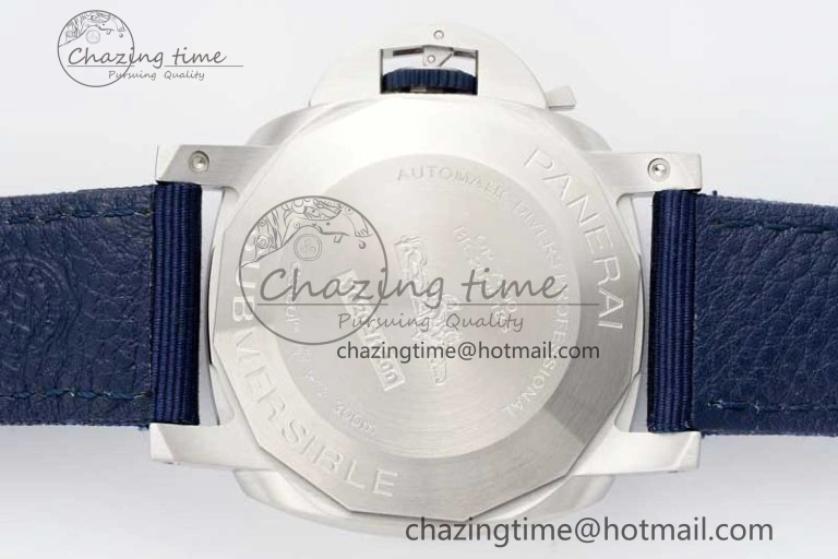 PAM1289 Y SBF 1:1 Best Edition Blue Dial on Blue Nylon Strap P SoftTouch 8353