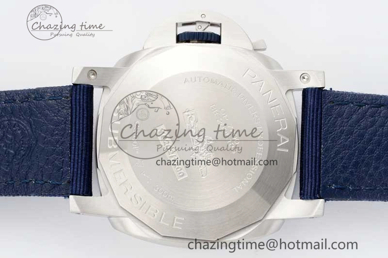 PAM1289 Y SBF 1:1 Best Edition Blue Dial on Blue Nylon Strap P SoftTouch 8353