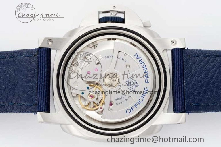 PAM1289 Y SBF 1:1 Best Edition Blue Dial on Blue Nylon Strap P SoftTouch 8353