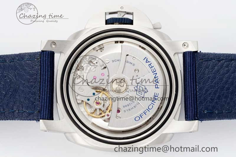 PAM1289 Y SBF 1:1 Best Edition Blue Dial on Blue Nylon Strap P SoftTouch 8353