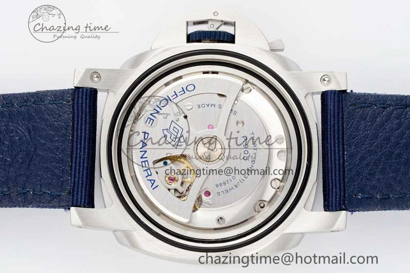 PAM1289 Y SBF 1:1 Best Edition Blue Dial on Blue Nylon Strap P SoftTouch 8353