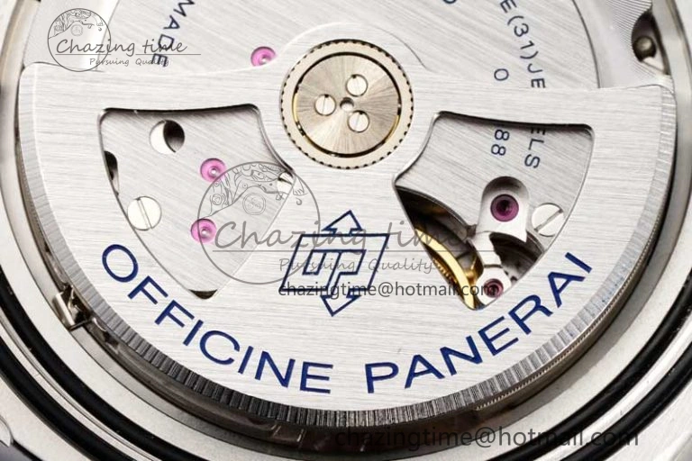 PAM1289 Y SBF 1:1 Best Edition Blue Dial on Blue Nylon Strap P SoftTouch 8353