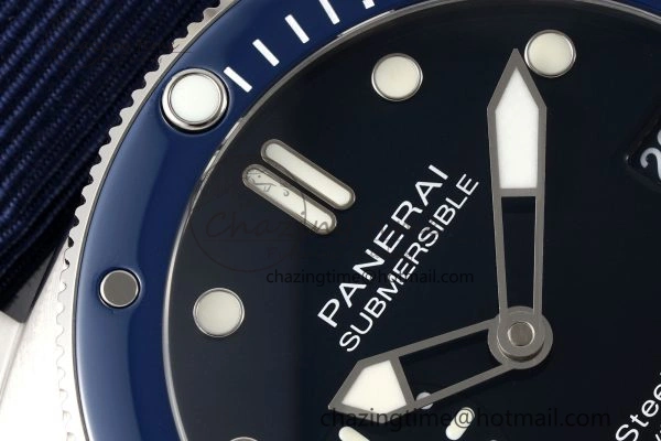 Flexible PAM1289 Y VSF 1:1 Best Edition Blue Dial on Blue Nylon Strap P 8343