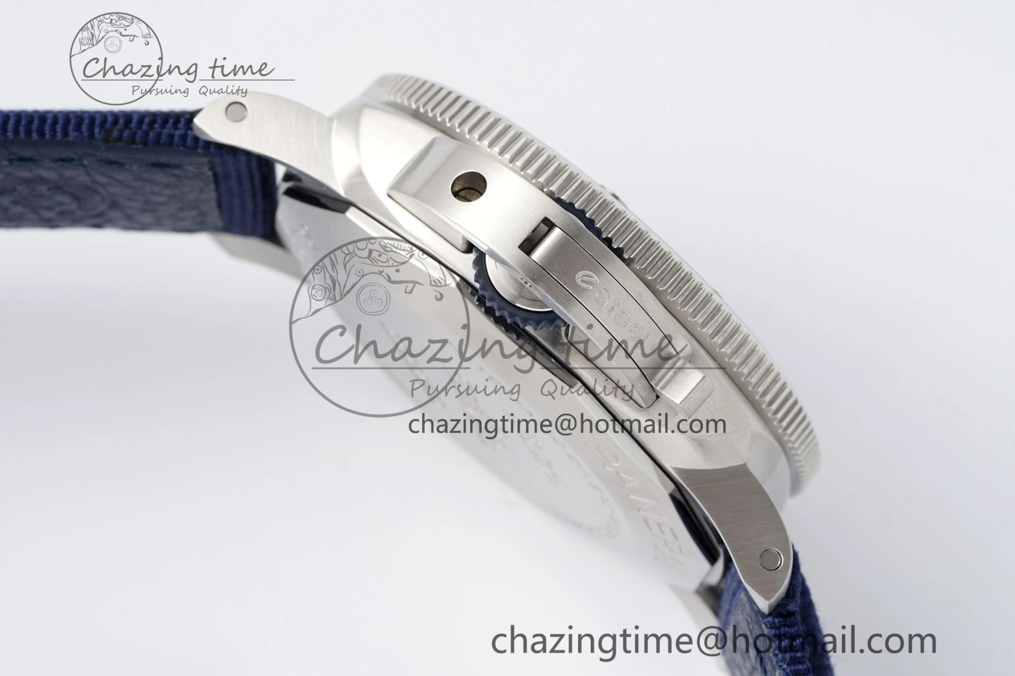 Flexible PAM1289 Y VSF 1:1 Best Edition Blue Dial on Blue Nylon Strap P 8343