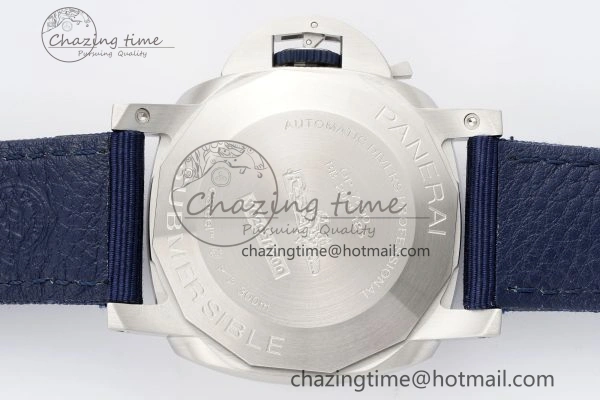 Flexible PAM1289 Y VSF 1:1 Best Edition Blue Dial on Blue Nylon Strap P 8343