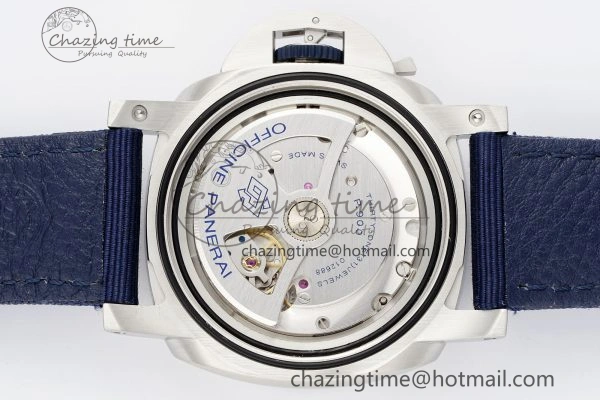 Flexible PAM1289 Y VSF 1:1 Best Edition Blue Dial on Blue Nylon Strap P 8343