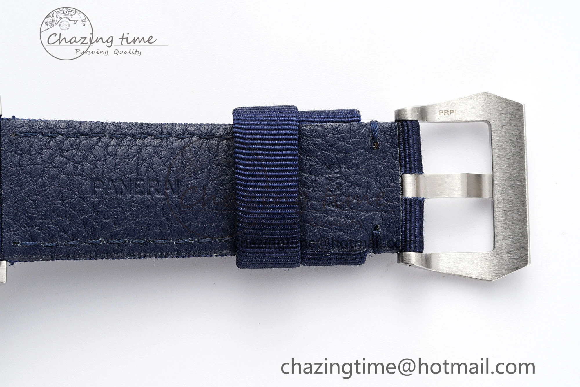 Flexible PAM1289 Y VSF 1:1 Best Edition Blue Dial on Blue Nylon Strap P 8343