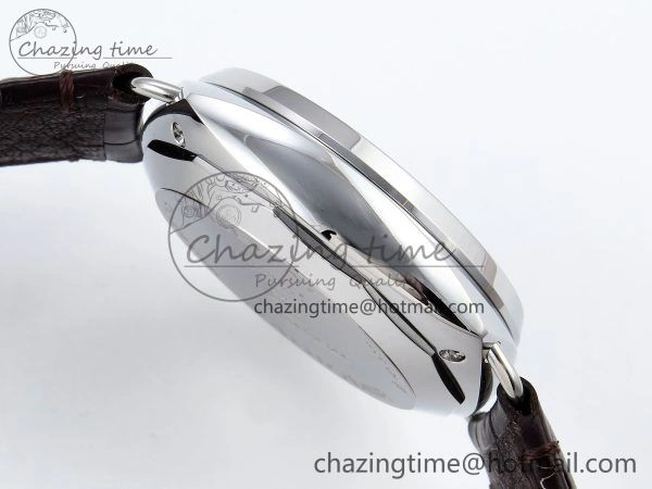 SmoothTexture PAM1292 Radiomir 40mm VSF 1:1 Best Edition White Dial on Brown Leather Strap P 8317
