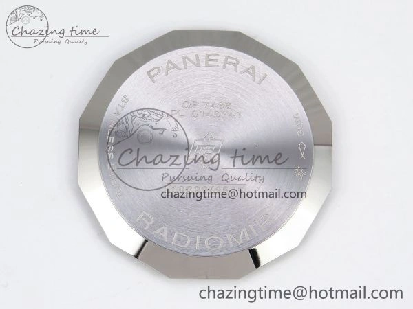 SmoothTexture PAM1292 Radiomir 40mm VSF 1:1 Best Edition White Dial on Brown Leather Strap P 8317
