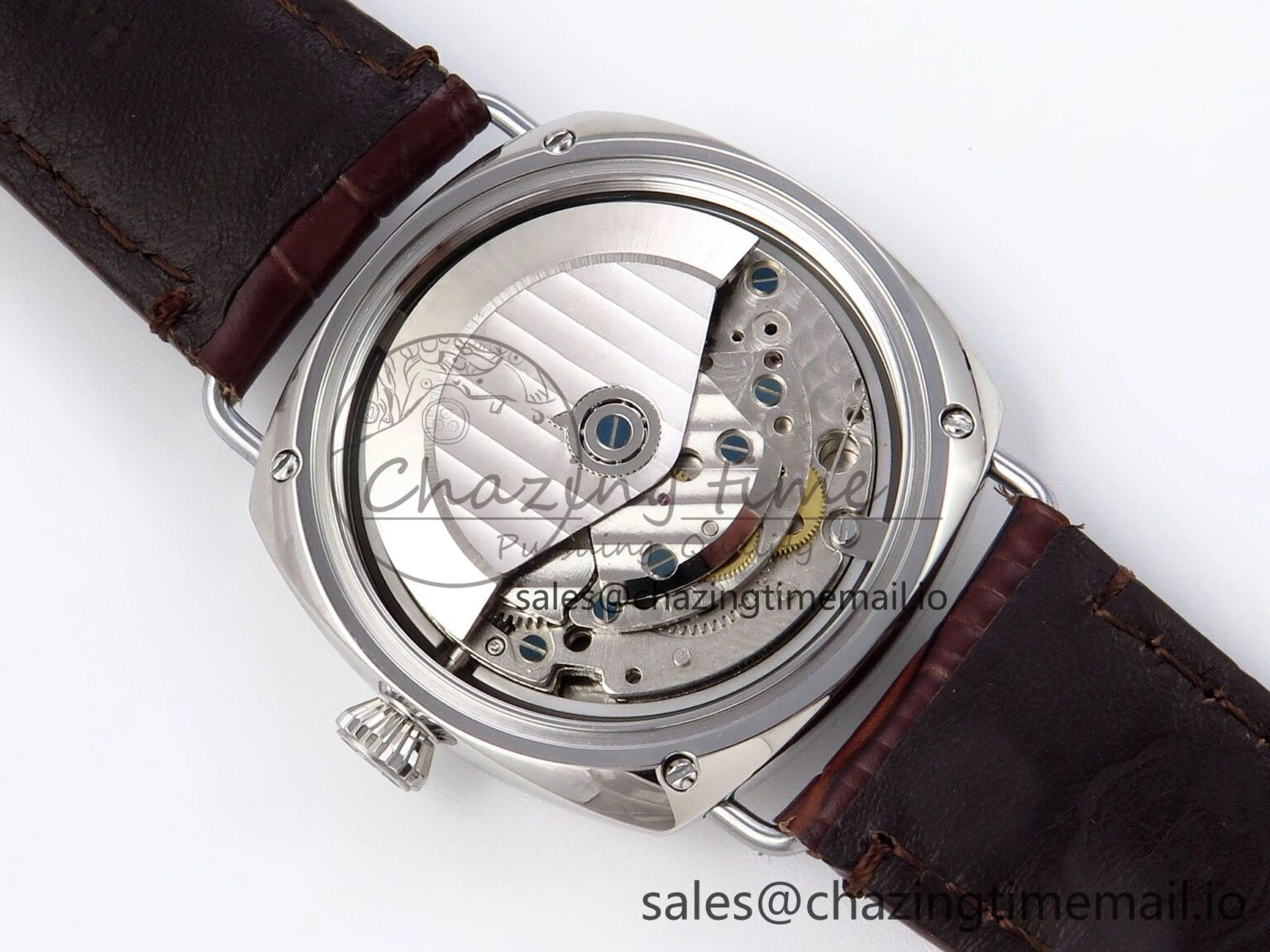 Timeless PAM1292 Y Radiomir TTF 1:1 Best Edition White Dial on Brown Leather Strap P 8309