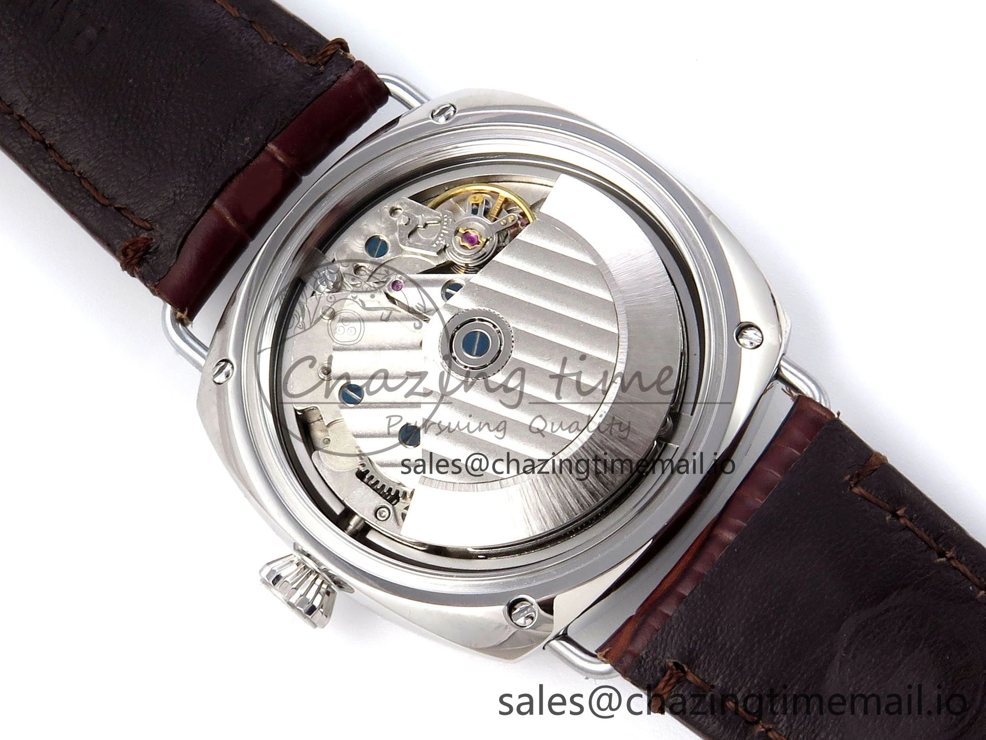 Timeless PAM1292 Y Radiomir TTF 1:1 Best Edition White Dial on Brown Leather Strap P 8309