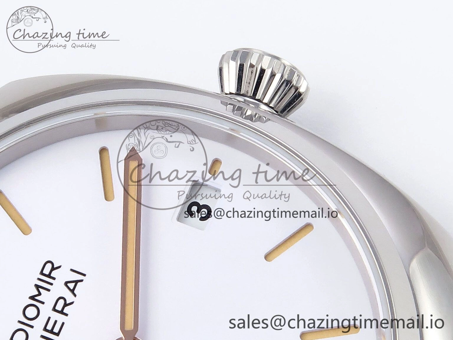 Timeless PAM1292 Y Radiomir TTF 1:1 Best Edition White Dial on Brown Leather Strap P 8309