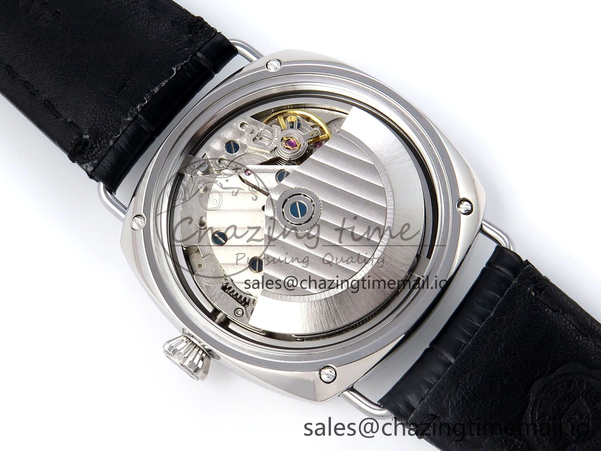 PAM1293 Y Radiomir TTF 1:1 Best Edition Blue Dial on Black Leather Strap P BestValue 8321