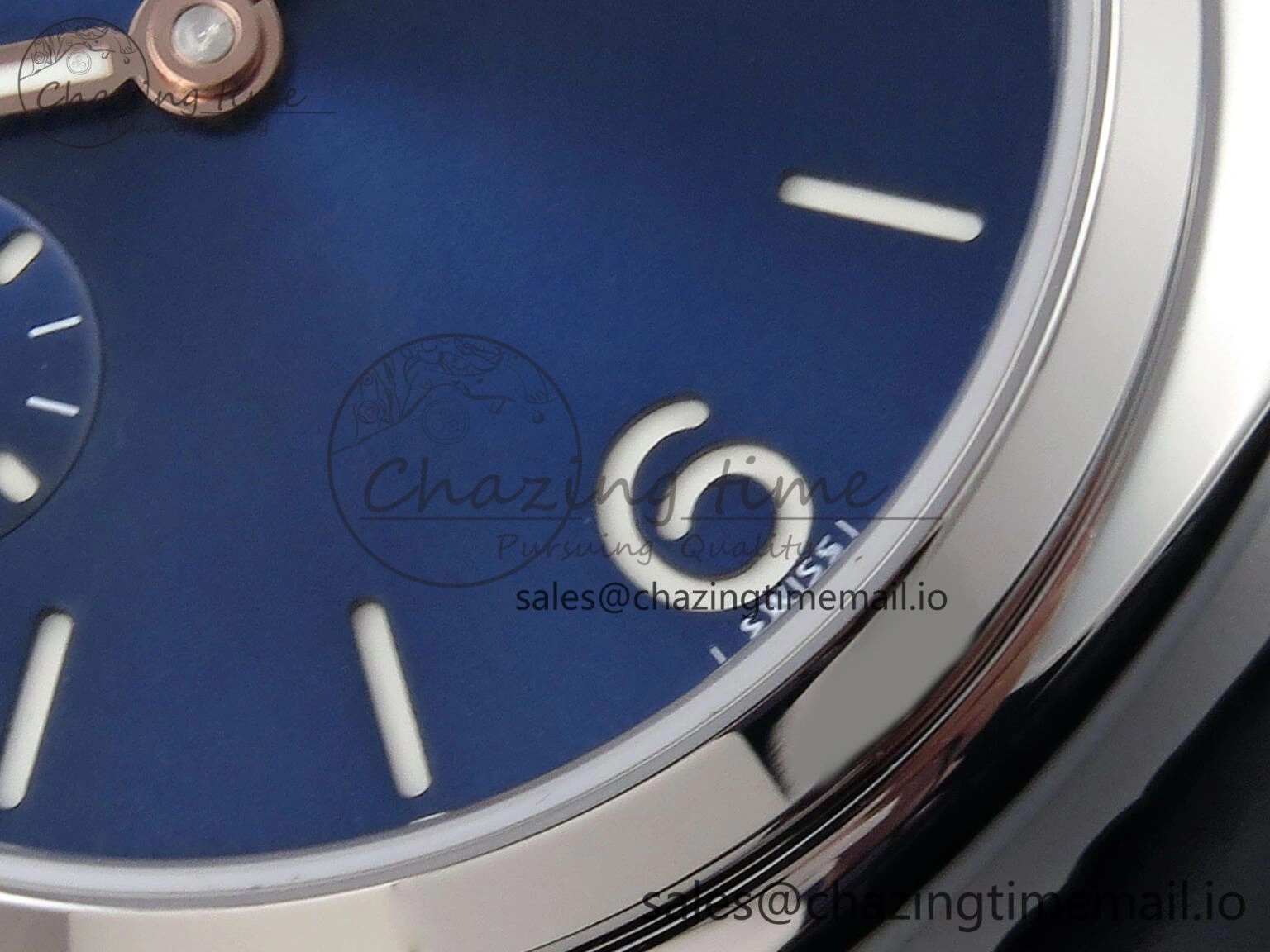 PAM1293 Y Radiomir TTF 1:1 Best Edition Blue Dial on Black Leather Strap P BestValue 8321