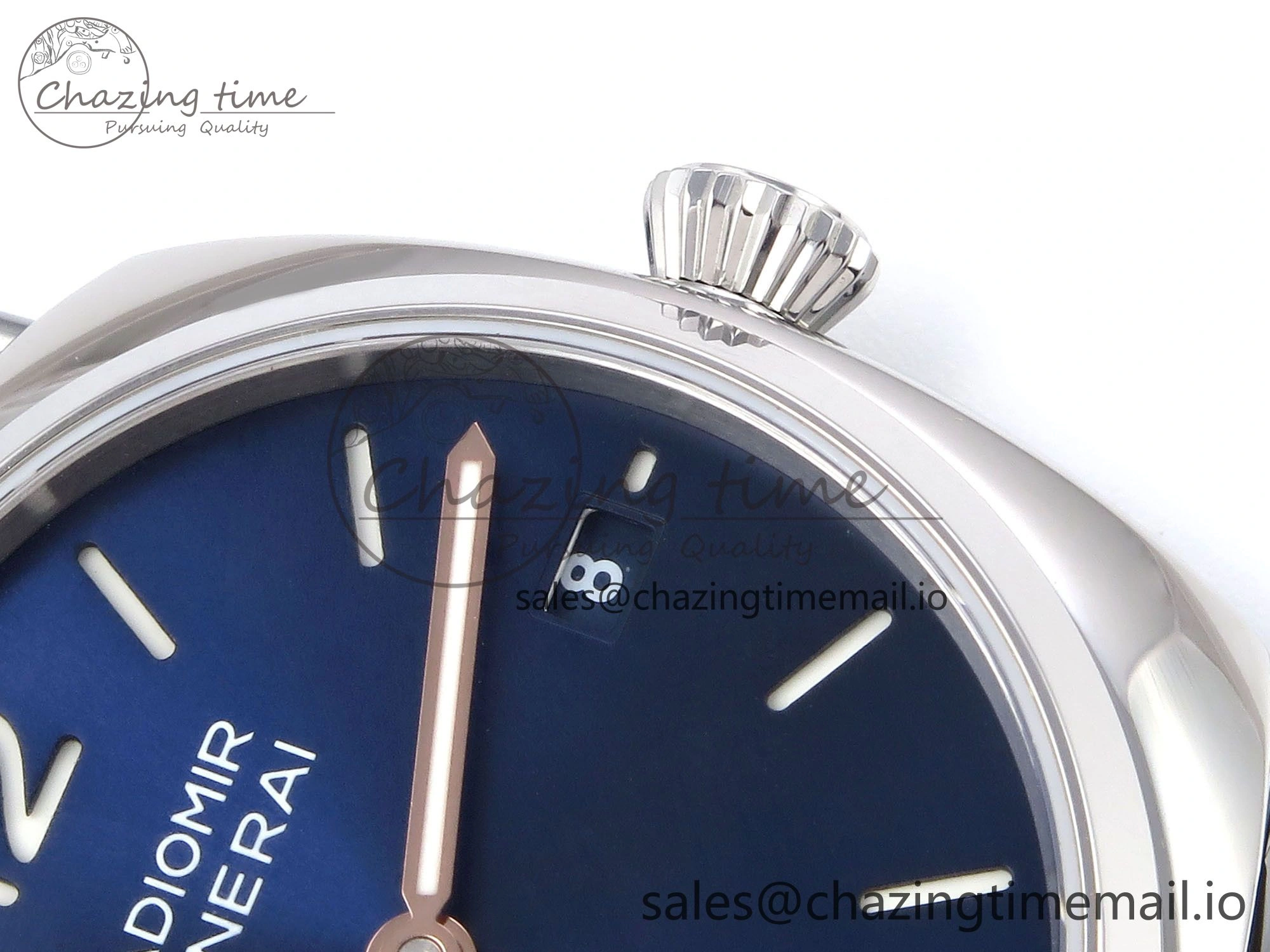 PAM1293 Y Radiomir TTF 1:1 Best Edition Blue Dial on Black Leather Strap P BestValue 8321