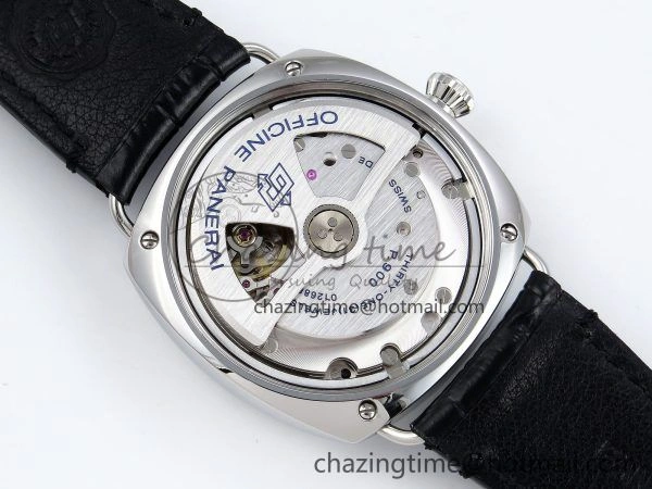 TopPick PAM1294 Radiomir 40mm VSF 1:1 Best Edition Black Dial on Black Leather Strap P 8316