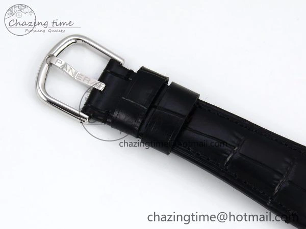 TopPick PAM1294 Radiomir 40mm VSF 1:1 Best Edition Black Dial on Black Leather Strap P 8316