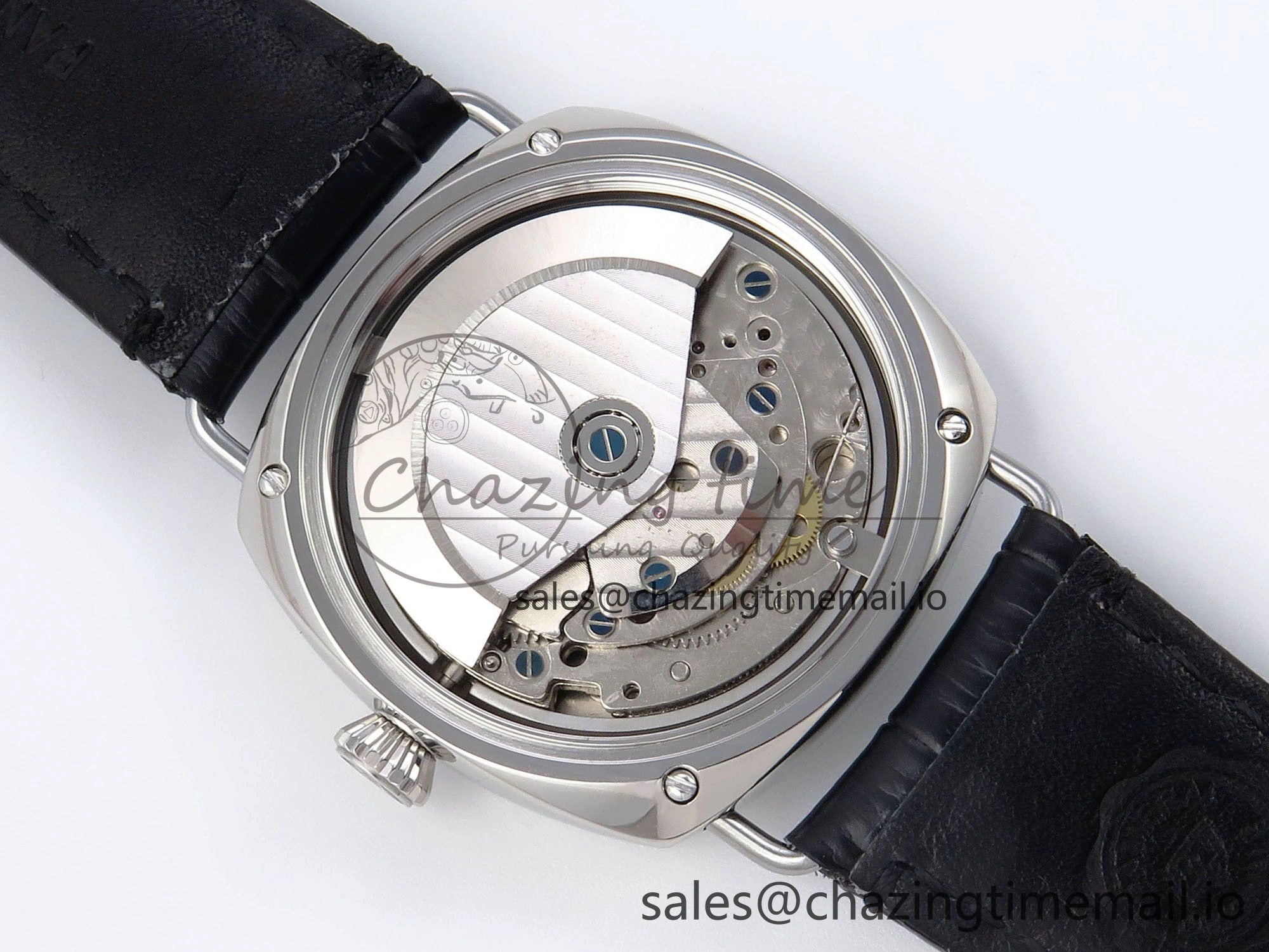 Tailored PAM1294 Y Radiomir TTF 1:1 Best Edition Black Dial on Black Leather Strap P 8311