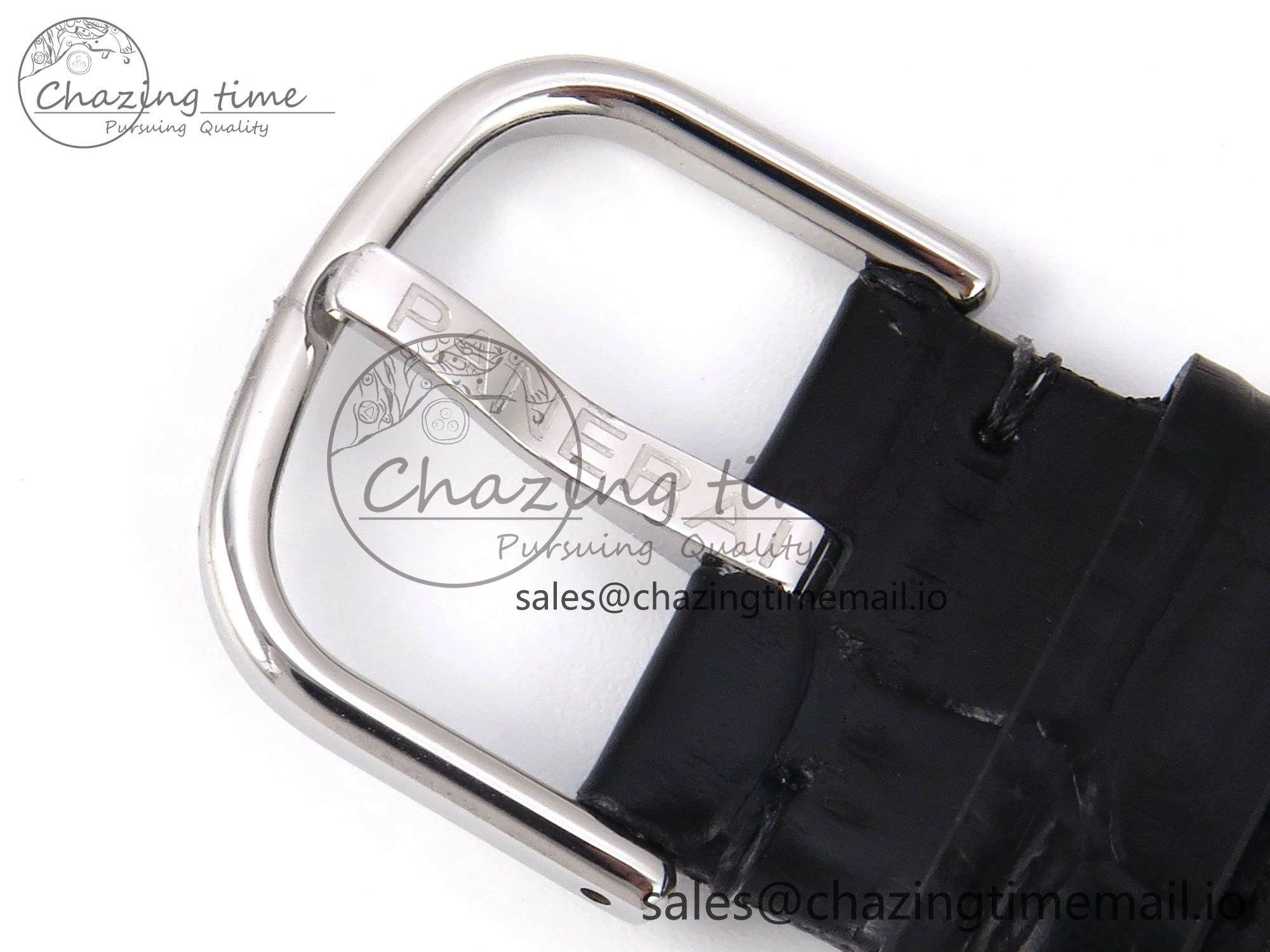 Tailored PAM1294 Y Radiomir TTF 1:1 Best Edition Black Dial on Black Leather Strap P 8311