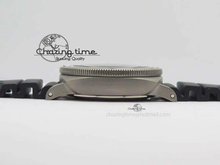 WaterResistant PAM1305 T Titanium ZF 1:1 Best Edition Black Dial On Black Rubber Strap P. 8441