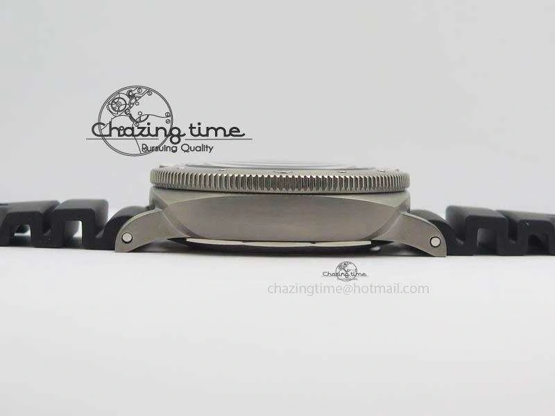 WaterResistant PAM1305 T Titanium ZF 1:1 Best Edition Black Dial On Black Rubber Strap P. 8441