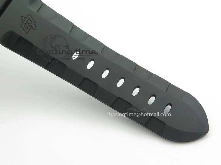 WaterResistant PAM1305 T Titanium ZF 1:1 Best Edition Black Dial On Black Rubber Strap P. 8441