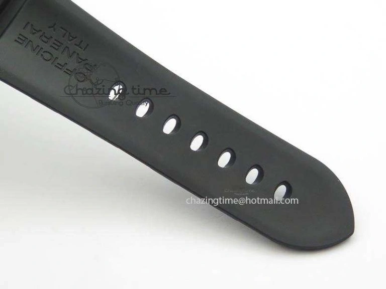 WaterResistant PAM1305 T Titanium ZF 1:1 Best Edition Black Dial On Black Rubber Strap P. 8441