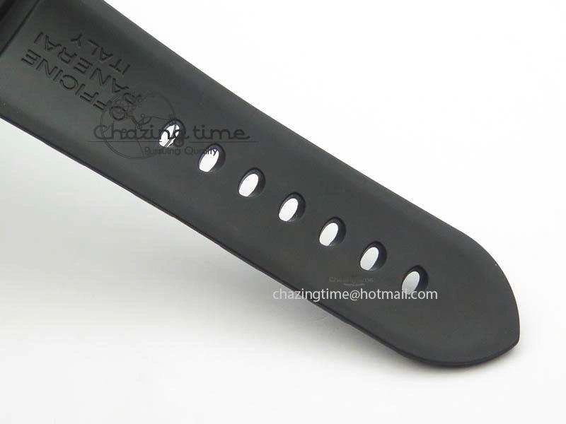 WaterResistant PAM1305 T Titanium ZF 1:1 Best Edition Black Dial On Black Rubber Strap P. 8441