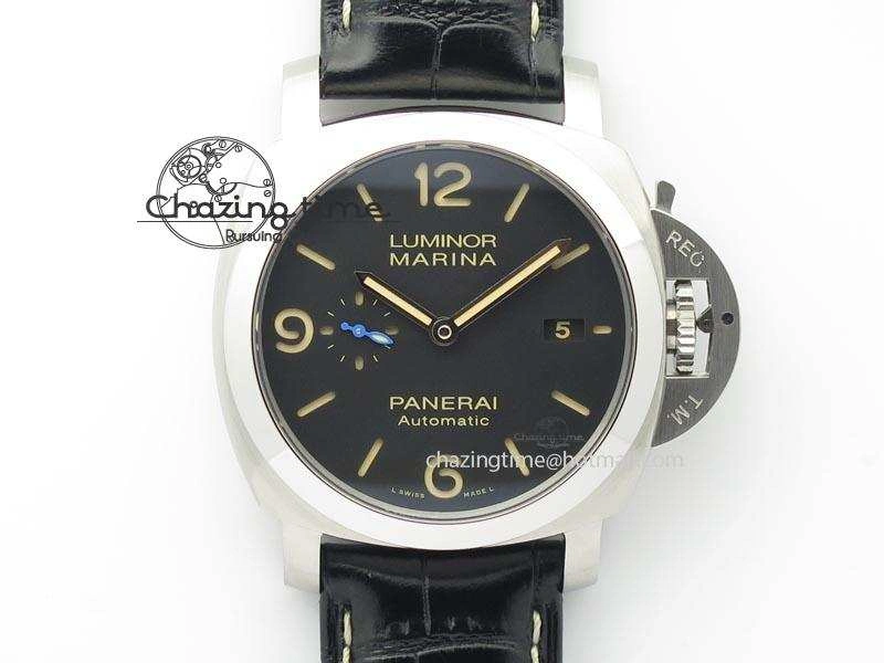 Cozy PAM1312 S V6F Best Edition Black Dial On Black Leather Strap P 8499