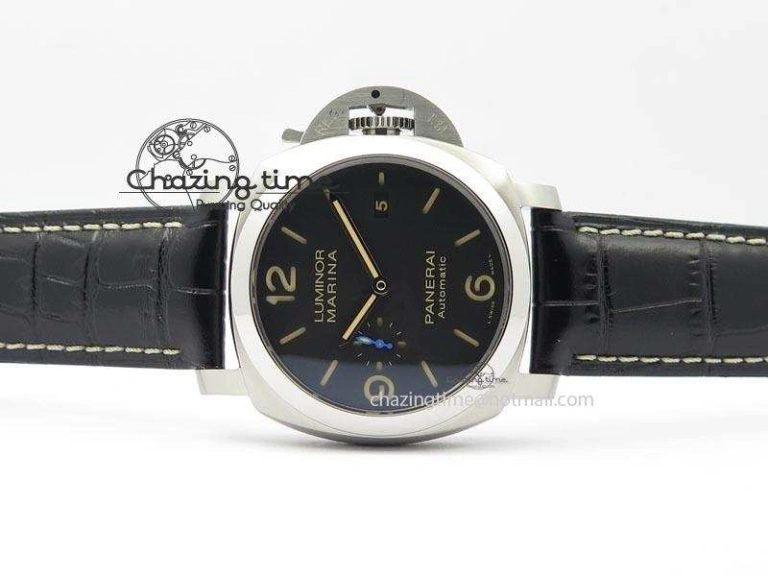 Cozy PAM1312 S V6F Best Edition Black Dial On Black Leather Strap P 8499