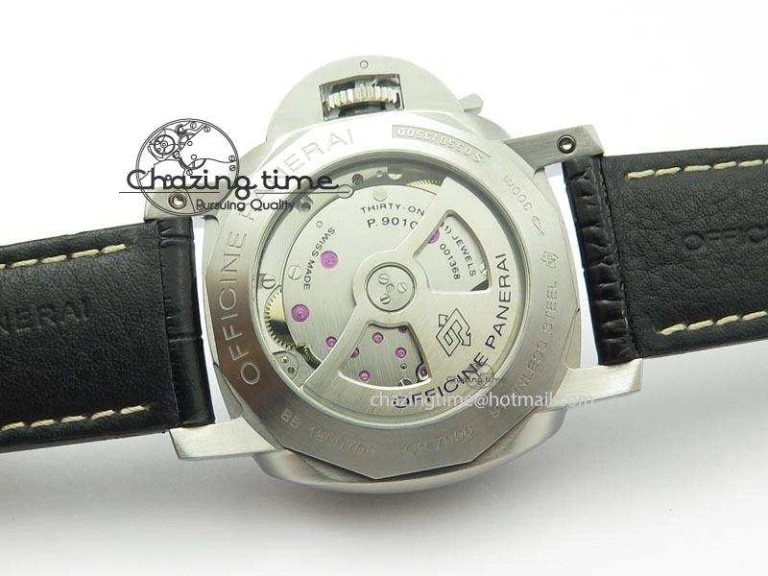 Cozy PAM1312 S V6F Best Edition Black Dial On Black Leather Strap P 8499