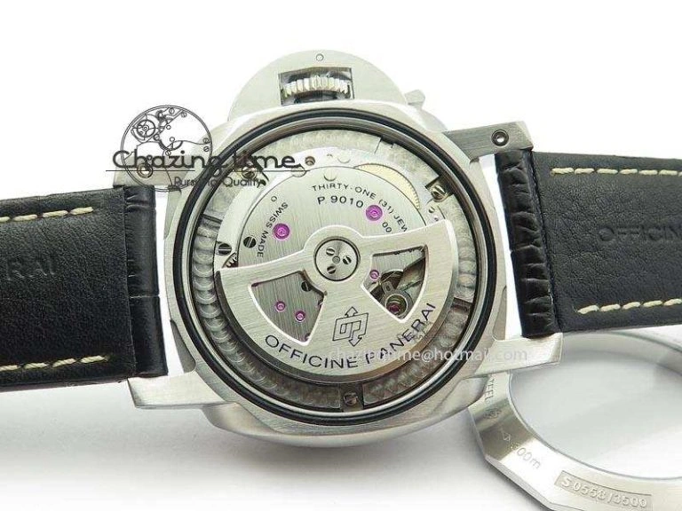 Cozy PAM1312 S V6F Best Edition Black Dial On Black Leather Strap P 8499