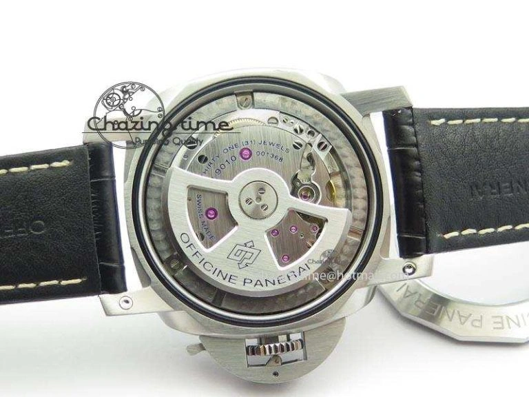 PAM1312 S V6F Best Edition Lite Black Dial On Black Leather Strap P Sporty 8496