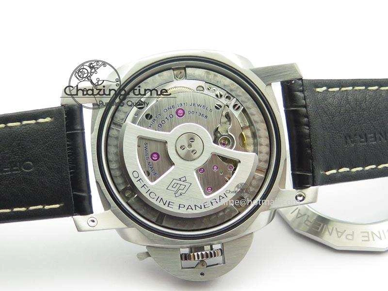 PAM1312 S V6F Best Edition Lite Black Dial On Black Leather Strap P Sporty 8496