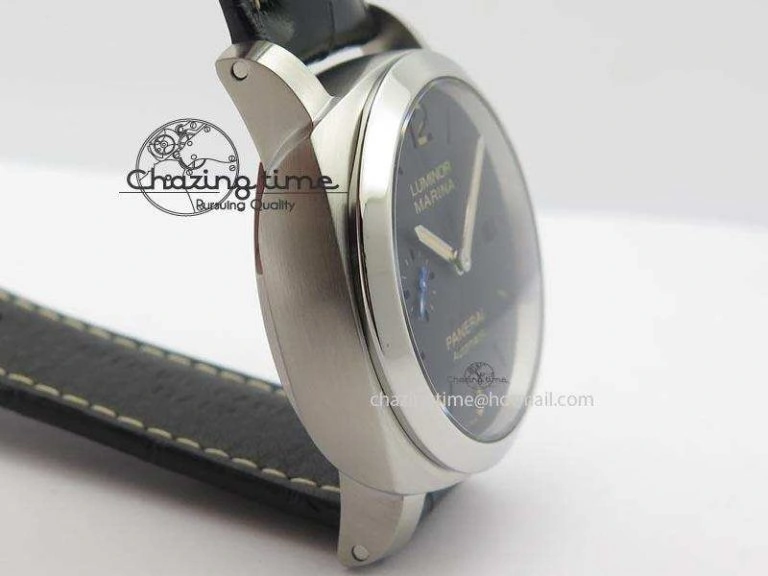 PAM1312 S V6F Best Edition Lite Black Dial On Black Leather Strap P Sporty 8496
