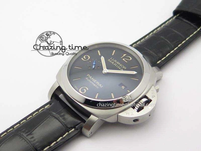 PAM1312 S V6F Best Edition Lite Black Dial On Black Leather Strap P Sporty 8496