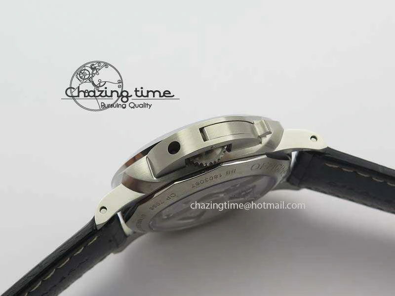PAM1312 S ZF 1:1 Best Edition Black Dial On Black Leather Strap P ZipUp 8487