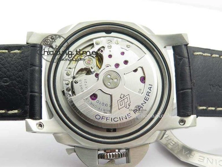 PAM1312 S ZF 1:1 Best Edition Black Dial On Black Leather Strap P ZipUp 8487