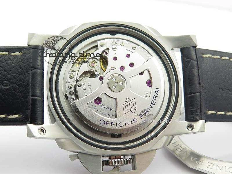 PAM1312 S ZF 1:1 Best Edition Black Dial On Black Leather Strap P ZipUp 8487